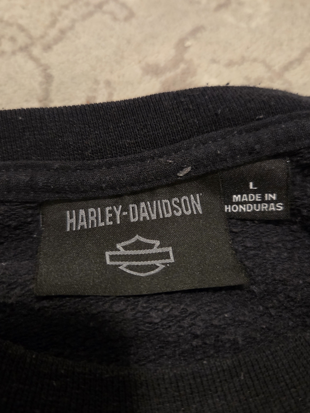 Harley-Davidson Motorcycles Black Crewneck Sweatshirt - Picture 4 of 4